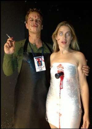 Dexter and his victim costume