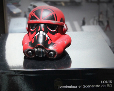 Stormtrooper helmet red