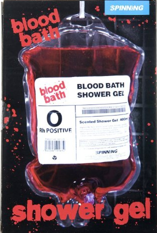 blood shower gel